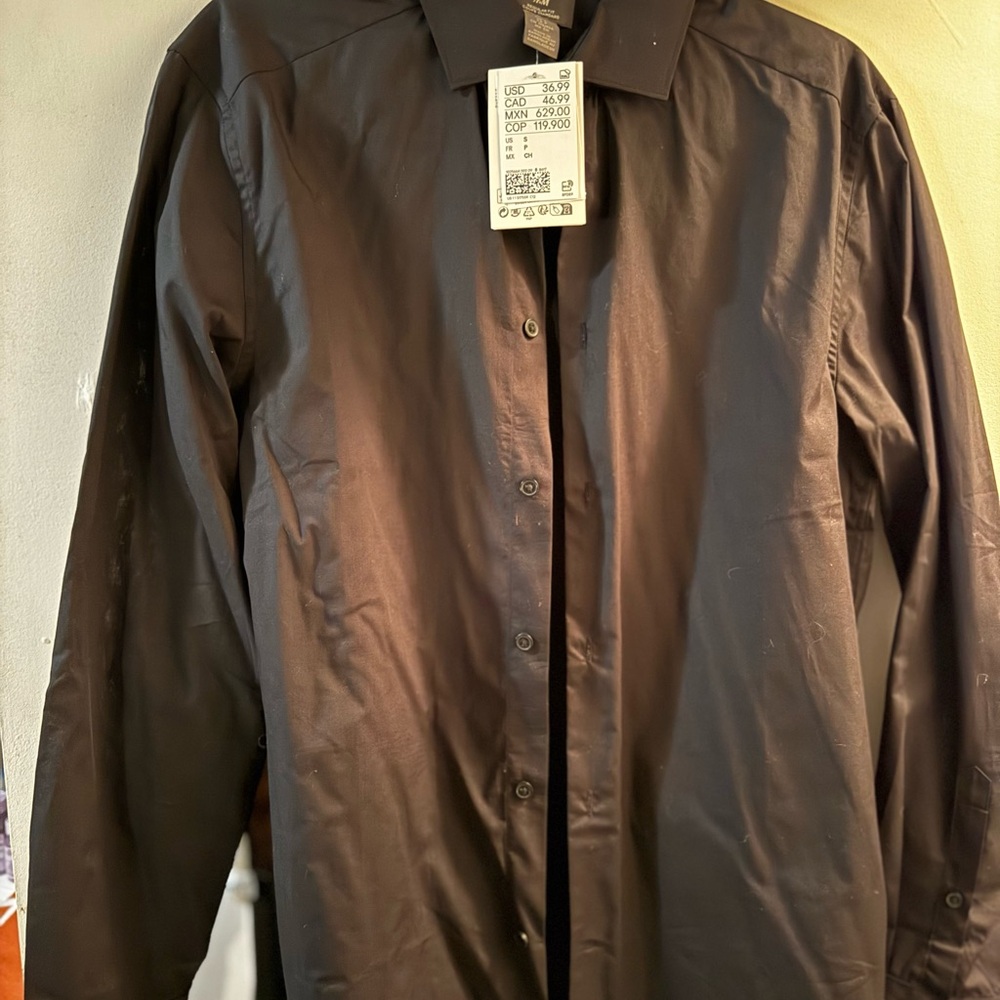 Black Button-Up Shirt